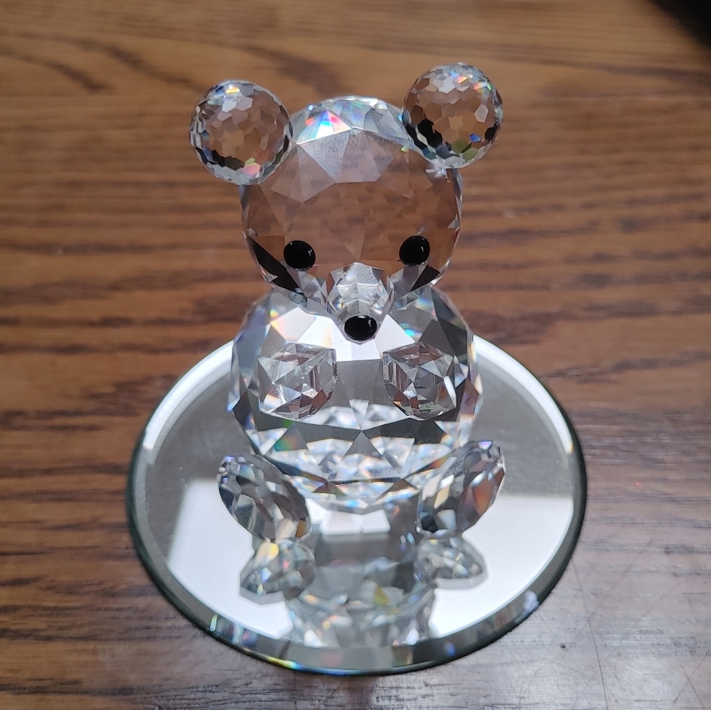 Vintage Swarovski Crystal Bear
